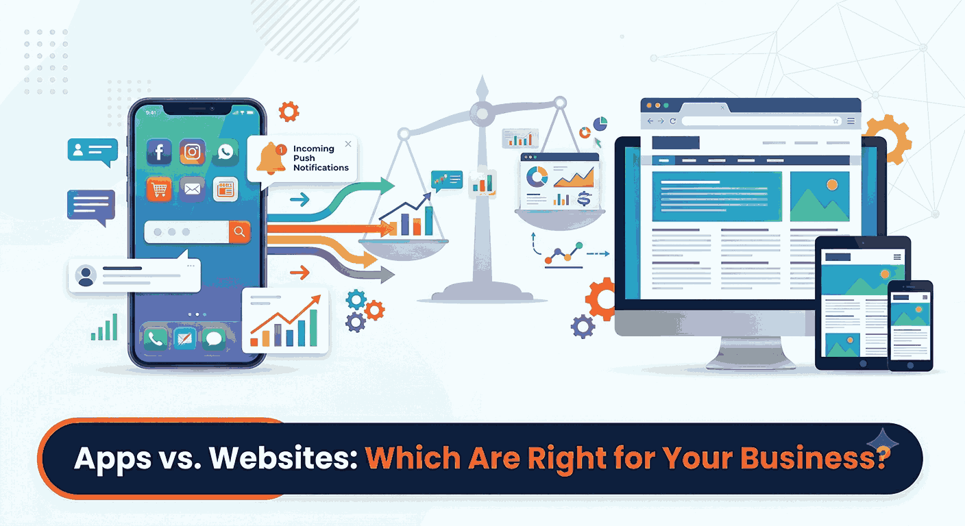 Apps vs. Websites: Which are right for your business